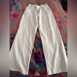 Old Navy Women's Light Gray Wide Leg Pants